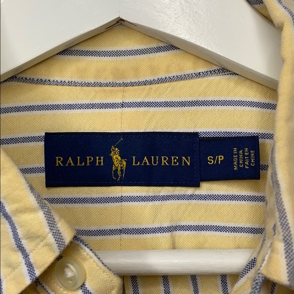 Ralph Lauren | button down| Yellow | Men’s Small - Picture 3 of 3